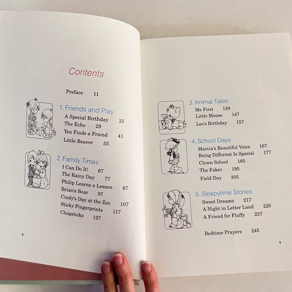 Precious Moments Bedtime Stories Book 1988 - Picture 7 of 13